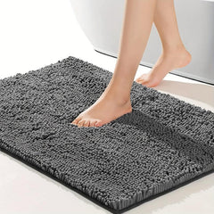 Chenille Bathroom Carpet Non Slip Soft 30in x 20in