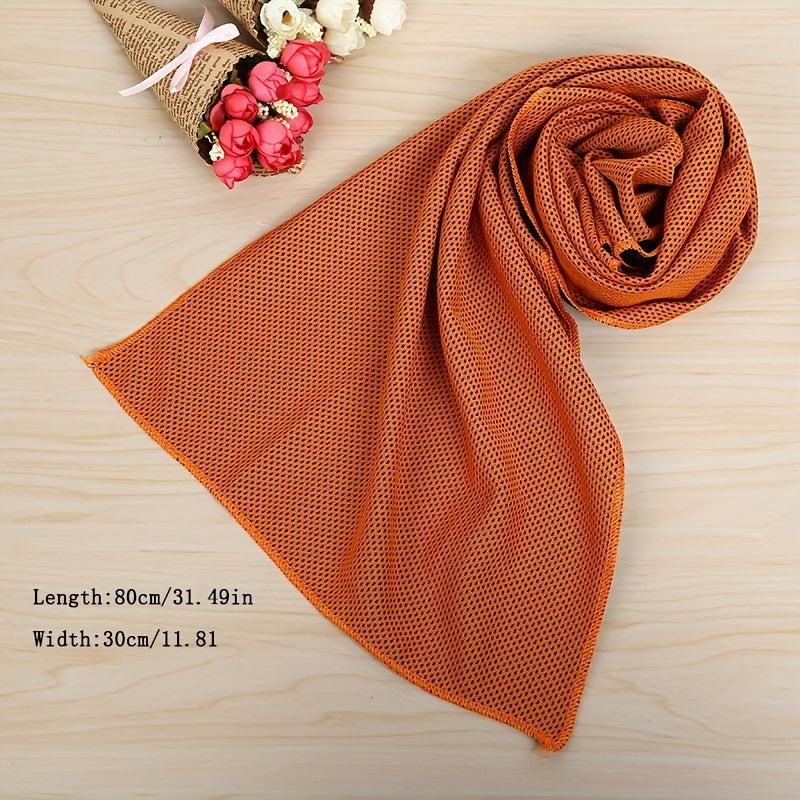 Cooling Sports Towel Sunscreen Sweat Absorption Microfiber Yoga Fitness