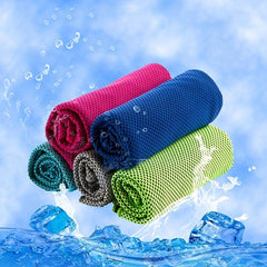 Cooling Sports Towel Sunscreen Sweat Absorption Microfiber Yoga Fitness