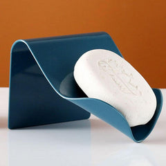 V-Shaped Soap Saver Drainable Soap Dish Wall Mounted Self Adhesive