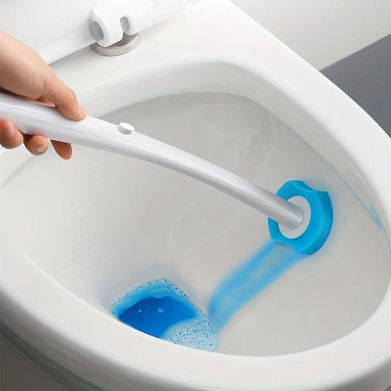 Disposable Toilet Brush & Cleaning Liquid Set