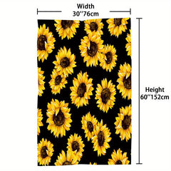 Sunflower Pattern Beach Towel Clearance - Oversize Sports Travel Pool Towel