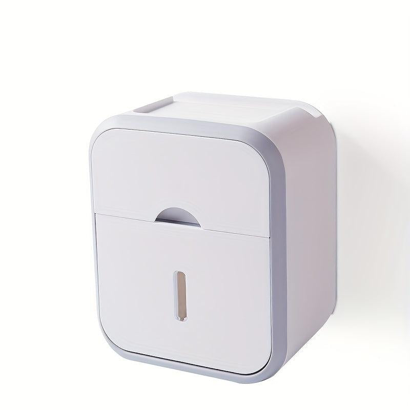 Wall Mounted Tissue Holder Toilet Paper Box Bathroom Accessories