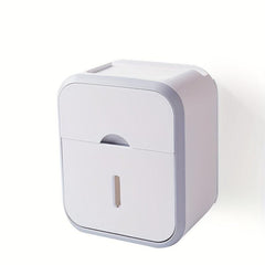 Wall Mounted Tissue Holder Toilet Paper Box Bathroom Accessories