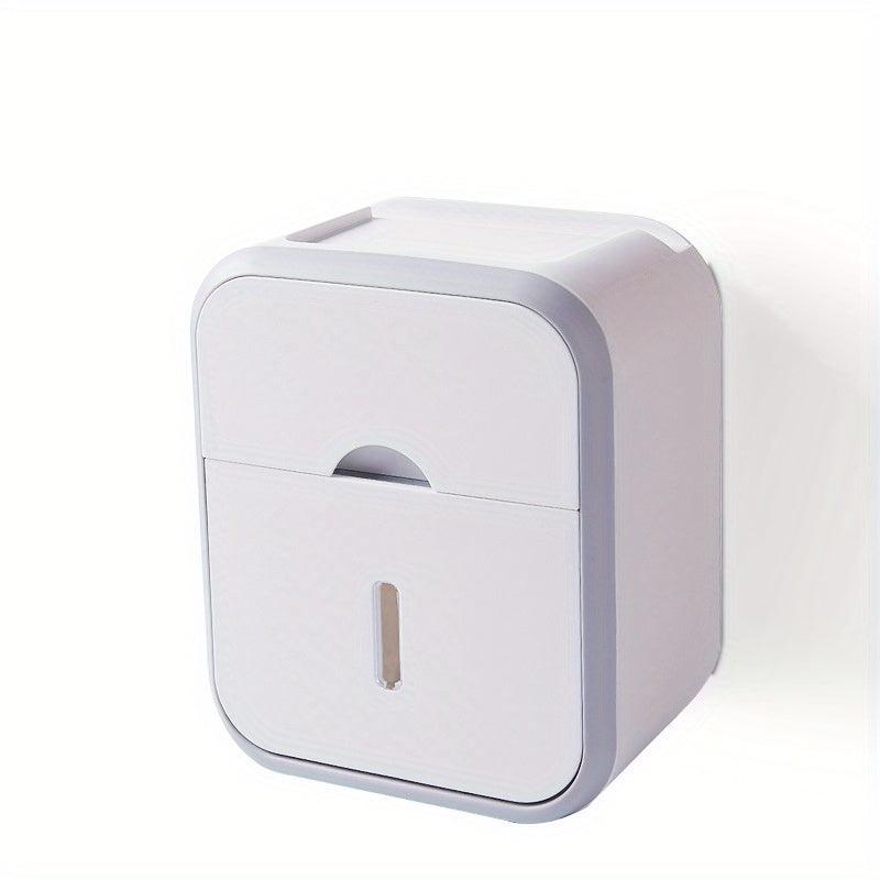 Wall Mounted Tissue Holder Toilet Paper Box Bathroom Accessories