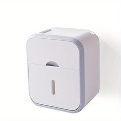 Wall Mounted Tissue Holder Toilet Paper Box Bathroom Accessories