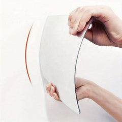 Frameless Acrylic Adhesive Makeup Mirror, Ideal for Bathroom or Door Back