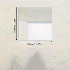 Frameless Acrylic Adhesive Makeup Mirror, Ideal for Bathroom or Door Back