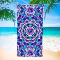 Boho Style Microfiber Beach Towel Quick Dry Absorbent
