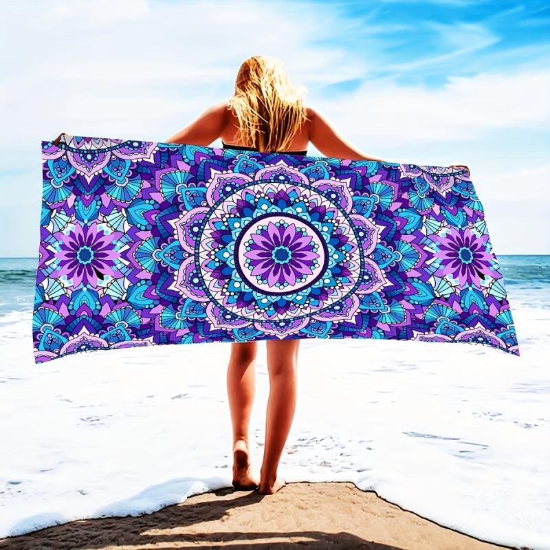Boho Style Microfiber Beach Towel Quick Dry Absorbent