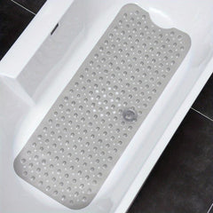 Anti-slip Shower Stall Mat Bathtub Mats with Drain Holes and Suction Cup
