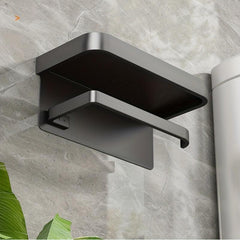 Wall Mounted Toilet Tissue Holder Shelf for Bathroom