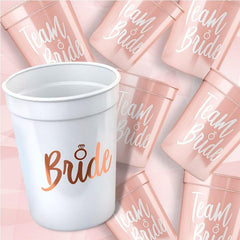 Team Bride Bachelorette Party Cup - Perfect For Singles