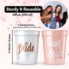 Team Bride Bachelorette Party Cup - Perfect For Singles