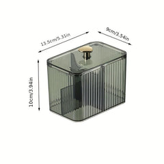 Cotton Swab Storage Box With Lid Bathroom Supplies