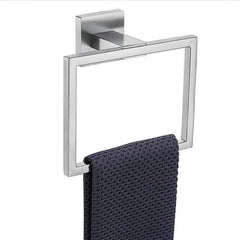 Modern Stainless Steel Towel Rack Matte Holder for Bathroom and Kitchen
