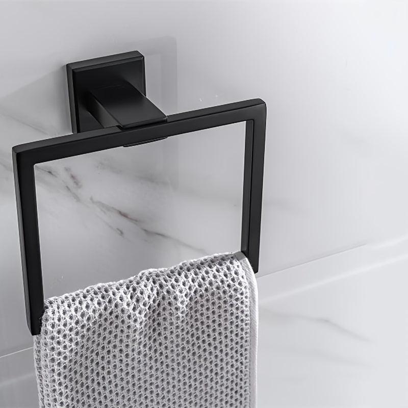 Modern Stainless Steel Towel Rack Matte Holder for Bathroom and Kitchen
