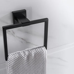 Modern Stainless Steel Towel Rack Matte Holder for Bathroom and Kitchen