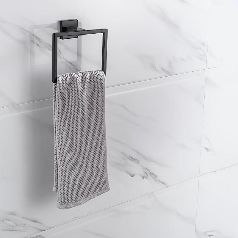 Modern Stainless Steel Towel Rack Matte Holder for Bathroom and Kitchen