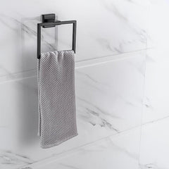 Modern Stainless Steel Towel Rack Matte Holder for Bathroom and Kitchen