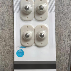 4pcs Small Tools Paper Basket Mobile Pulley Storage Box