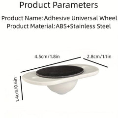 4pcs Small Tools Paper Basket Mobile Pulley Storage Box