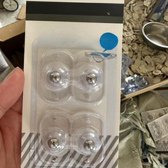 4pcs Small Tools Paper Basket Mobile Pulley Storage Box