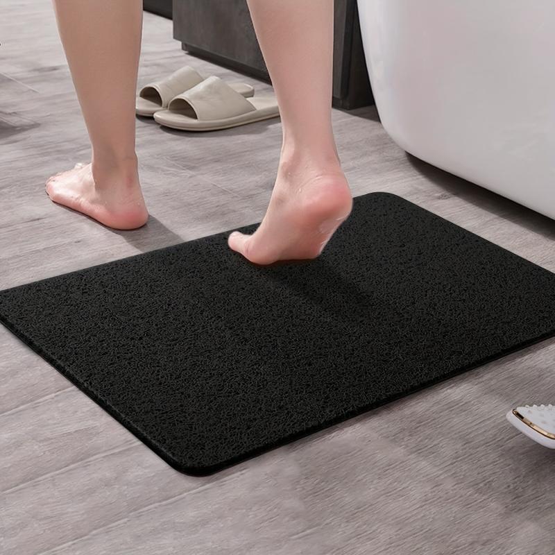 Soft Textured Bathtub Mat Non Slip Comfort Quick Drying Floor Mats