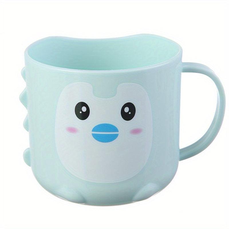 Cartoon Children's Mouthwash Cup with Handle - Thickened Plastic