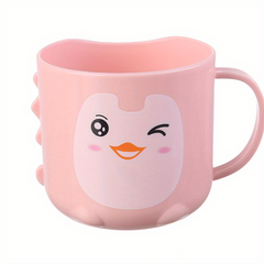 Cartoon Children's Mouthwash Cup with Handle - Thickened Plastic