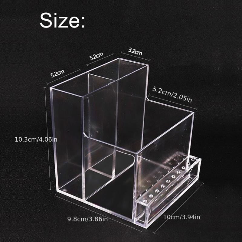 Nail Polisher Storage Rack with Bit Organizer
