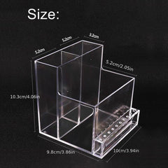 Nail Polisher Storage Rack with Bit Organizer