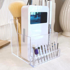 Nail Polisher Storage Rack with Bit Organizer