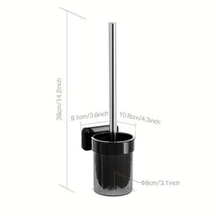 Stainless Steel Handle Toilet Brush Wall Mounted Toilet Brush With Holder