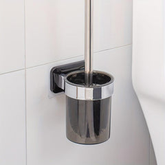 Stainless Steel Handle Toilet Brush Wall Mounted Toilet Brush With Holder