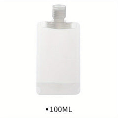 3pcs Portable Travel Makeup Packing Bag Leak Proof Refillable Dispenser