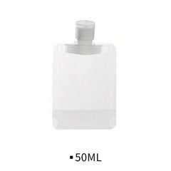 3pcs Portable Travel Makeup Packing Bag Leak Proof Refillable Dispenser