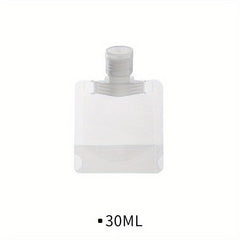 3pcs Portable Travel Makeup Packing Bag Leak Proof Refillable Dispenser