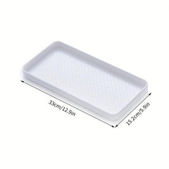 Rectangular Bathroom Storage Tray Vanity Towel Soap Perfume Makeup Organizer
