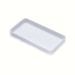 Rectangular Bathroom Storage Tray Vanity Towel Soap Perfume Makeup Organizer