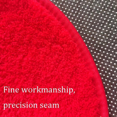 Soft Heart Shaped Bath Mat Absorbent Non Slip Comfortable Decor Bathroom Floor