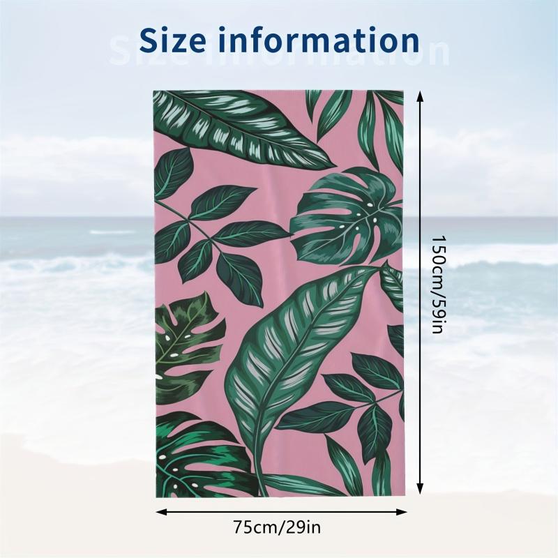 Sand Quick Drying Beach Towel Lightweight and Travel Accessory
