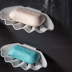 Shell Soap Box Punching Self Drain Soap Case Bathroom Toilet Soap Rack
