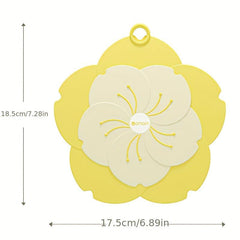 Flower Shaped Floor Drain Cover Silicone Sink Filter Hair Catcher