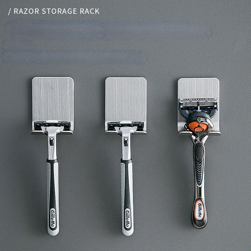 304 Stainless Steel Shaver Rack, Bathroom Shaver Shelf Beard Scraper Rack