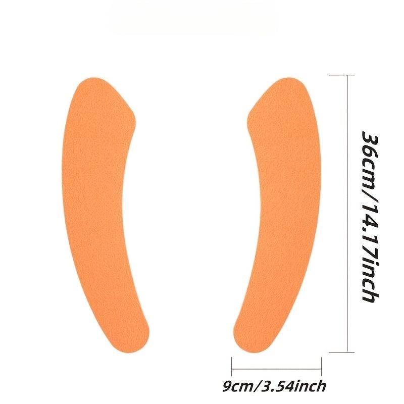 2pcs Summer Toilet Mat Washable Self Adhesive Toilet Sticker