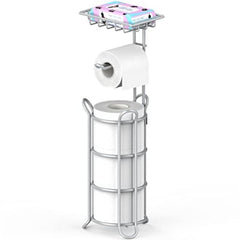 Toilet Paper Holder Stainless Steel with Storage Shelf