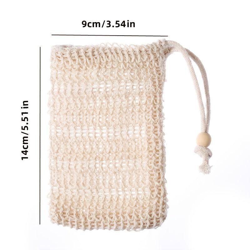 Natural Sisal Exfoliating Soap Bag for Shower