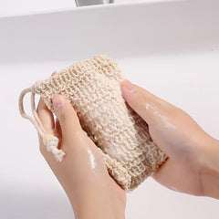 Natural Sisal Exfoliating Soap Bag for Shower