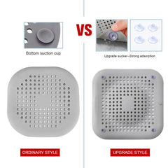 Silicone Hair Catcher Stopper for Clear Shower Drains